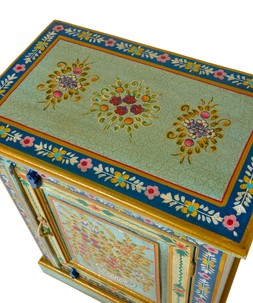 Hand Painted Floral Bedside Cabinet £250