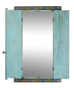 Hand Painted Shutters With Mirror £165