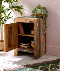 Reclaimed Wooden Bedside Cabinet £195