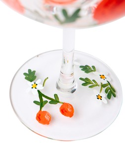 Vibrant Orange Gin Glass £18