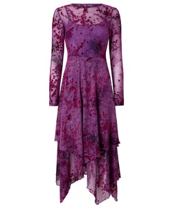WF737A Fabulous Flocked Maxi Dress £70
