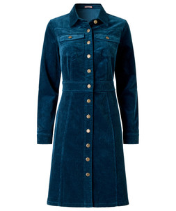 WF780A Lucy Button Through Cord Dress £60
