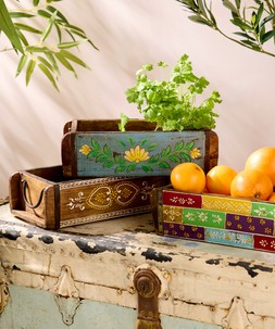 Hand Painted Storage Brick Moulds £38