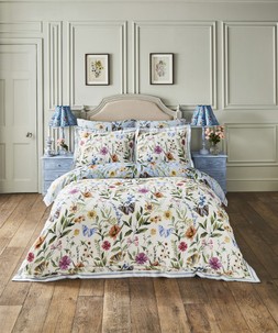 Spring Meadows Cotton Sateen Reversible Duvet Set £55-£85