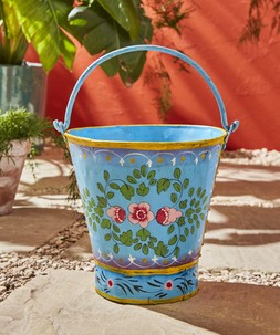 Hand Painted Boho Buckets Set Of 3 £85