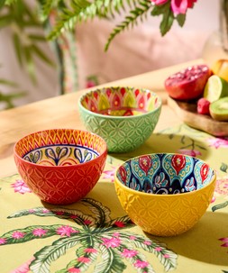 Magnificent Mandala Snack Bowls Set Of 3 £18