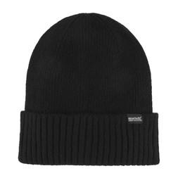 Regatta Women's Ribbed Basic Beanie RRP £10 Black