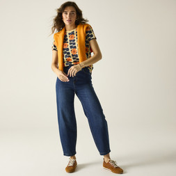 Orla Kiely Tee Shirt | Giant Square Flower Orange £30