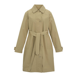 Orla Kiely Trench Waterproof Jacket | Oat Multi Flower Yellow