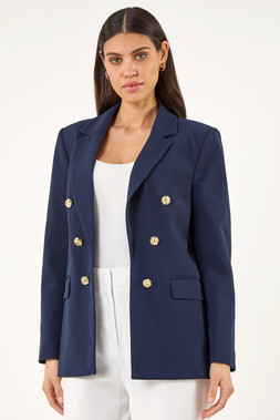 Roman Navy Longline Rochette Jacket
