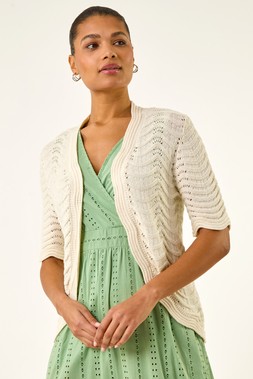 Roman Wave Soft Knit Shrug
