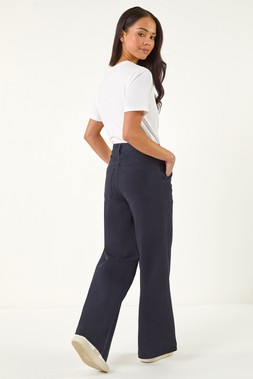 Roman Petite Navy Pocket Stretch Jean