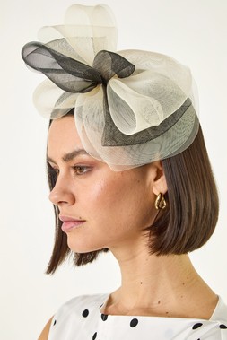 Roman Bow Veil Fascinator