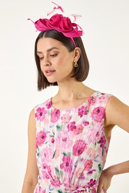 Roman Rose Fascinator