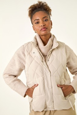 Roman Stone Diamond Padded Gilet