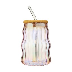Geo-digital setOf2DrinkingGlassesWithStraw £9.99