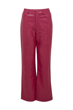TK Maxx - Women - Gold Label - pink pvc trousers &pound;59.99 (RRP &pound;180.00)