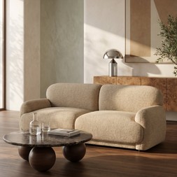 Cloud 2 Seater Sofa | Speckled Latte Boucle
