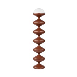 Brandon Floor Lamp Opaque & Rust Red £179