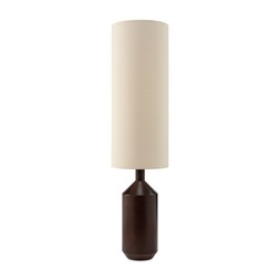 Wynter Floor Lamp Natural Linen & Walnut £249