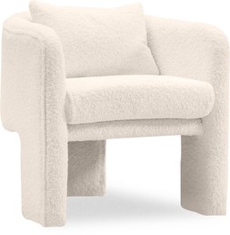 Robyn Armchair, Ivory White Boucle