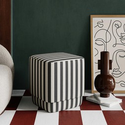 Soho Pouffe Add to Wishlist Striped Fabric £99
