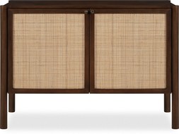 Bourton Sideboard, Dark Mango Wood & Cane