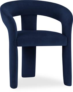 Cult Furniture Bellamy Carver Dining Chair, Royal Blue Sustainable Velvet