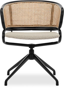 Cult Furniture Nolan Office Chair, Speckled Stone Sustainable Boucle