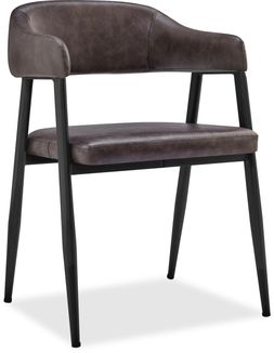 Presley Carver Dining Chair, Vintage Dark Grey