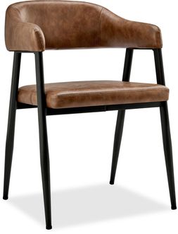 Presley Carver Dining Chair, Vintage Tan