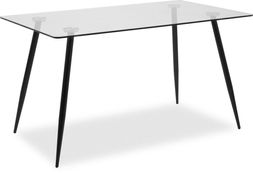 Wilma 4 Seat Dining Table, Glass