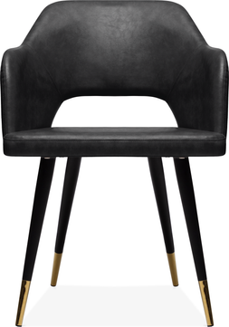 Raven Carver Dining Chair, Black