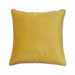 Yellow Cushion With Piping &pound;12.99