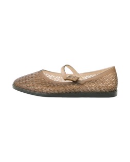 Melissa Harper Brown Jelly Ballet Flats