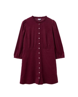 Berry Frill Collar Denim Midi Dress £85.00 €115.00