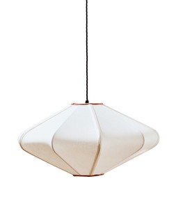 Bianca Terracotta & White Diamond Pendant Lamp Shade £115