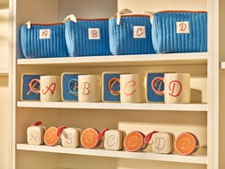 Blue Alphabet Initial Wash Bag £16.50 €21.50