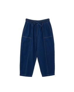 Blue Denim Tie Waist Barrel Leg Jeans £65.00 €89.00