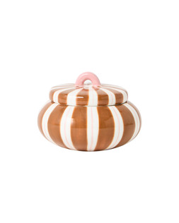 Brown Stripe Ceramic Trinket Pot £12.50 €16.50