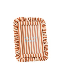 Brown Stripe Fabric Ruffle Photo Frame 4x6%22 £24 €31.50