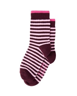 Burgundy & Pink Stripe Socks £8.50 €11.50
