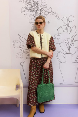 Butter Yellow Button Up Knitted Waistcoat £60 €78