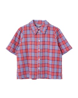 Checked Frill Collar Blouse £60 €78
