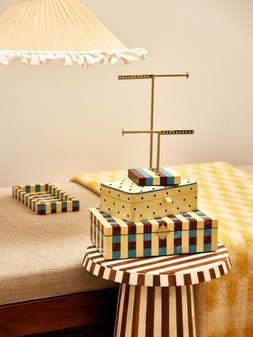 Chequerboard Rectangular Resin Jewellery Box £49.50