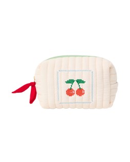 Cherries Rectangular Cream Wash Bag £16.50 €21.50
