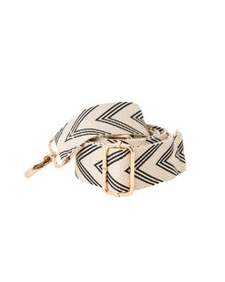 Cream Black Chevron Strap £24 €19.50