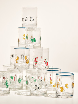 Croissant Glass Tumblers Set of Two £24.50 €32