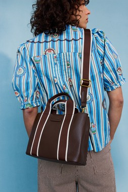 Emma Chocolate Brown Mini Tote Crossbody Bag £48
