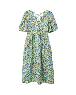 Green & Blue Floral V-Neck Midi Dress £78